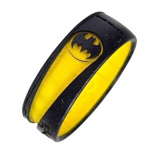 Enso Rings Batman Signal - Black Pearl/Yellow‎ Topaz - Size 10